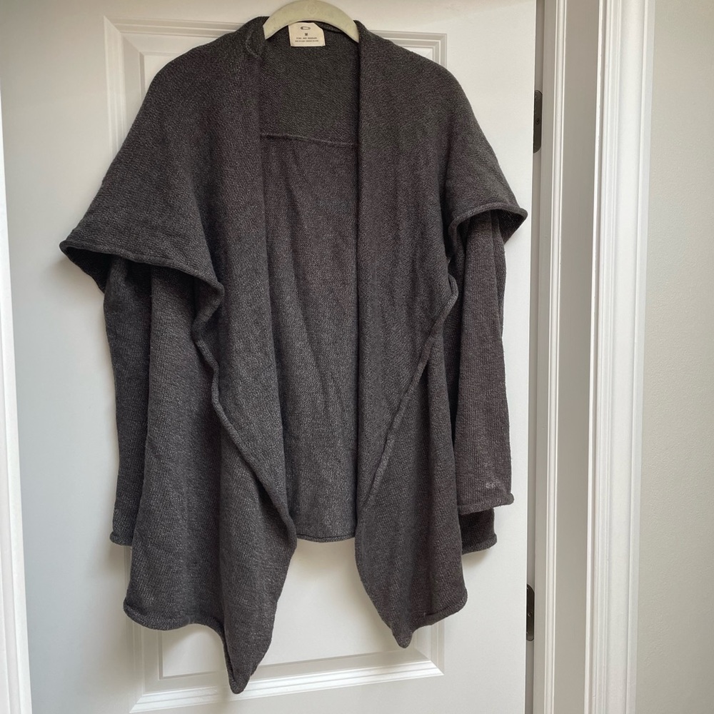 Anthropologie cardigan with oversized hood